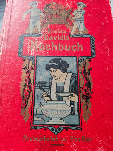 Antikes kochbuch henriette - kochbuch,