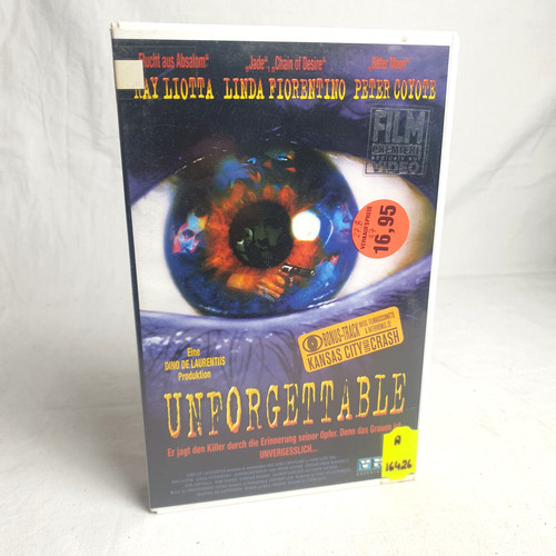 Unforgettable vhs video - unforgettable,