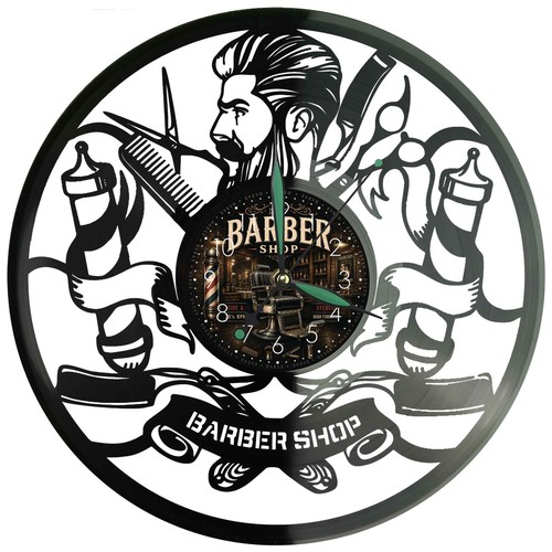 Barbershop wanduhr friseur - barbershop,