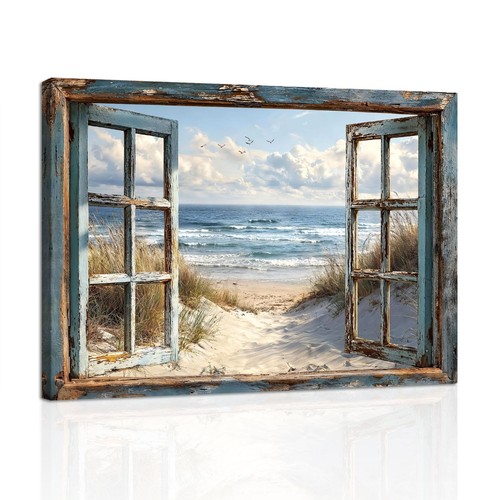 Strand aussicht leinwandbilder - strand,