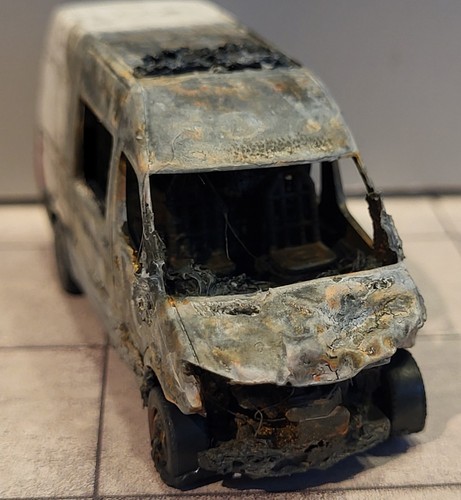 Herpa sprinter verunfalt - herpa,
