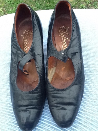 20er jahre schwarze - jahre, schuhe