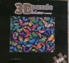 Puzzle 500 Teile 3D Visual Echo .... SCHMETTERLINGE.....