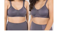 LITTLE ROSE 2 Gelstütz BHs Mikrofasermischung Gelbügel Basic &Jacquard Gr:80B Si