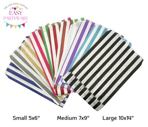 Papiertüten bonbonstreifen - papiertüten,