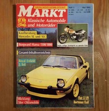 Oldtimer Markt Heft Mai 5/1992 - Fiat X 1/9, Mercedes SL SLC, Borgward Hansa 👍