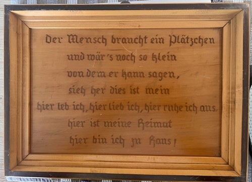 Antikes holzbild intarsien - holzbild,