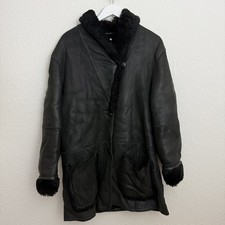 Ledermantel herren schwarz - herren, gr