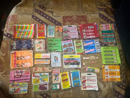Vintage kaugummi verpackungen - vintage,