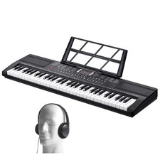 Uimoso Digital 61 Tasten Keyboard E-Piano Klavier Digital Piano 200 Rhythmen