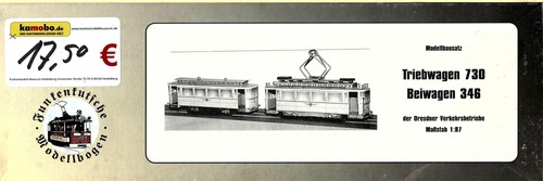 Triebwagen 730 beiwagen 346 - 730, u.