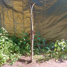 Deko Alte Antike Holz-Ski um 1910/20 - mit Lederbindung - 210 cm - Sport Berger