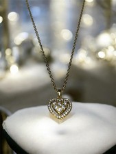 Goldene Herzkette Mit Edelsteinen