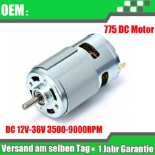 12V-36V 3500-9000rpm 775 DC Motor Grosse Kugellager große Drehmoment High Power