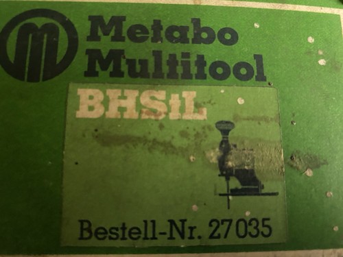 Metabo multitool rarität - metabo,