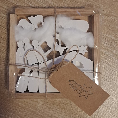 Weihnachtsdeko krippe mit - krippe,