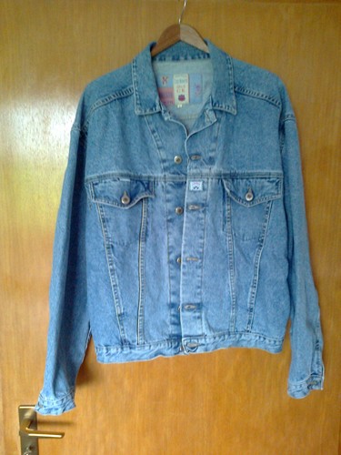 Jeansjacke checker 90er - jeansjacke, 'checker'