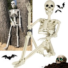 Halloween Deko Skelett aus Plastik mit Beweglichen Gelenken Deko Horror Party