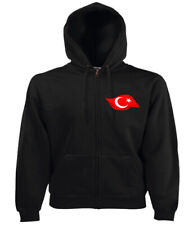 Türkei Türkiye Istanbul Türk Göktürk Ayyildiz Jacke Hoodi Kapuzenpullover Flagge