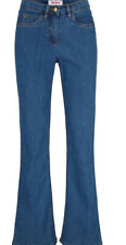 Damen Strech Jeans blue stone washed Bootcut 5 Pocket Größe 36 bis 54  neu 66242