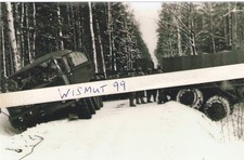 NVA-Foto Oldtimer DDR Uffz. Schule Paul Fröhlich LKW Tatra 813 im Gelände
