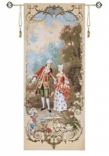 Gobelin Tapestry Bild Wandteppich Wandbehang Teppich Jacquard 70x139 Barock
