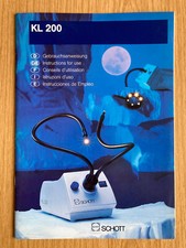 Schott KL 200 Lichtquelle Instructions Gebrauchsanleitung