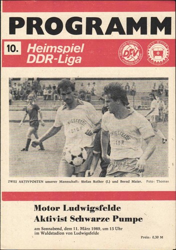Ddr liga bsg - ddr-liga, 88/89