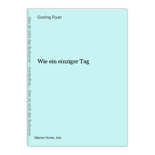 Wie ein einziger tag - wie,