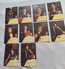 10 Autogrammkarten Basketball