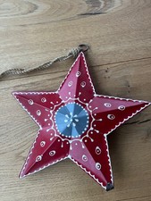 Stern Metall zum Aufhängen Outdoor Ornament