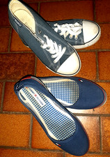 Hilfiger Ballerinas Gr.38 / Doodogs Turnschuhe Gr.38
