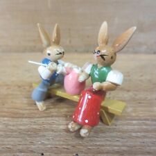 Osterhasen LIEBESBANK ESCO  echt Erzgebirge Osterei Hasen Ostern Eiermaler