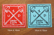 Lousy Livin Cleptomanicx  Skateboard Surf  2 Aufkleber Sticker Adesivo 