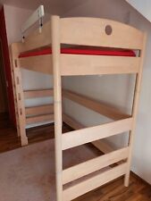 Paidi Fleximo Hochbett und Kleiderschrank Birke Hell Massiv