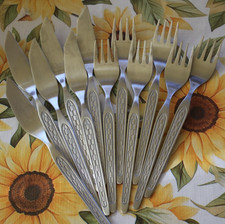 DDR 12 teilig Fisch Besteck