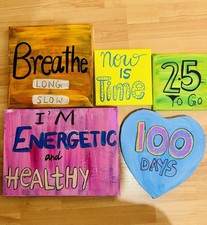 Acryl Canvas Handgemalte Leinwandmalerei Wandkunst. Verschiedene Große Leinwand