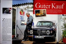 Motor Klassik 06/2014 Alfa Romeo 1300 GT Junior mit 89PS Restaurierung - ein int