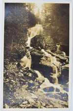 Ansichtskarte Böhmerwald Arber Geigenbachfälle 1930 gelaufen Bayern Bahnpost