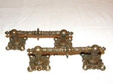 1 Paar (2STK) antike TRUHENGRIFFE, Historismus/Gründerzeit, um 1880/90, Messing