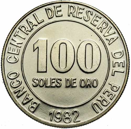 Peru münze 100 soles de - peru,
