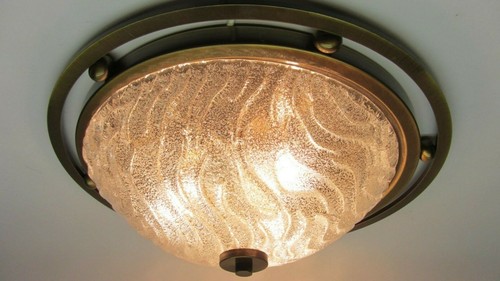 Deckenlampe plafoniere eisglas - plafoniere,