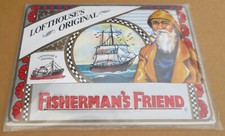 Fisherman's Friend Blechschild Schild selten 29x 39cm Werbung Schiff Segelschiff