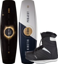 RONIX Wakeboard Set Wakeboardbindung KINETIK SPRINGBOX 2 150 2023 inkl. MYSTIC