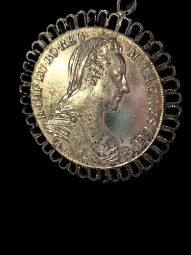 Silber münzanhänger maria - silber,