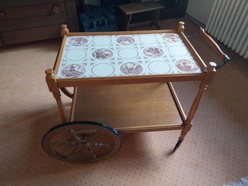 Vintage servierwagen - vintage,