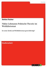 Niklas Luhmanns Politische