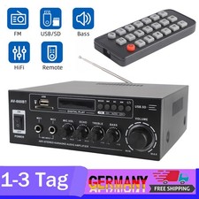 2000W Verstärker Vollverstärker Stereo Amplifier Digital FM Bluetooth Antenne