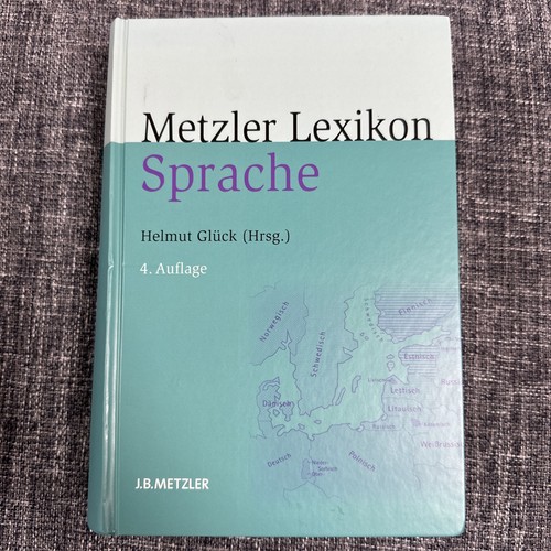 Metzler lexikon sprache - metzler,
