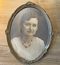 Bilderrahmen Oval Gipsrahmen